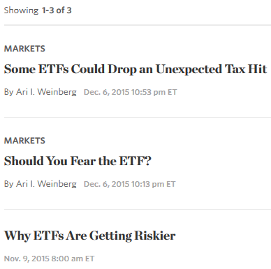 "Smart beta" jargon search results from The Wall Street Journal
