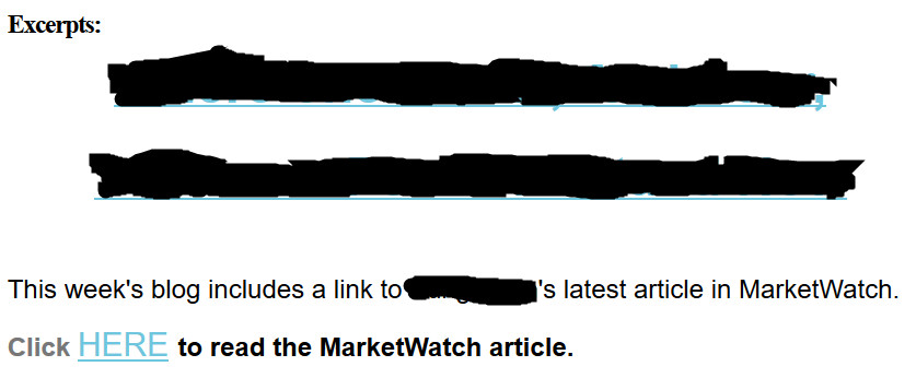 annoying financial e-newsletters: an example