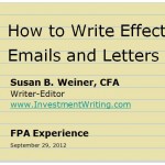 How to Write Effective Emails and Letters