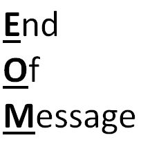 EOM end of message