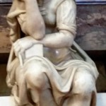 Sculpture on Michelangelo's tomb, Basilica of Santa Croce
