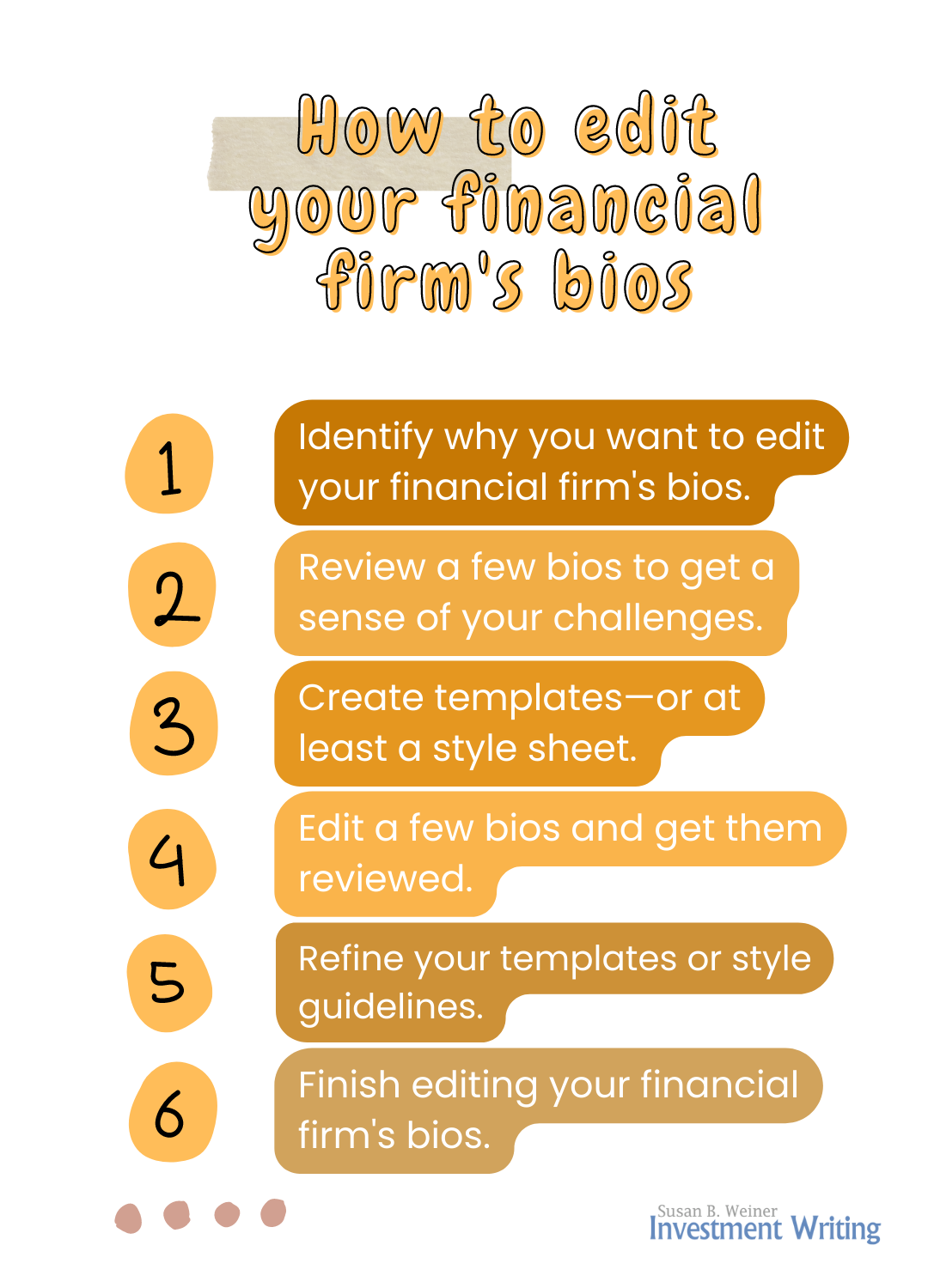 How to edit your financial firm's bios infographic