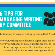manage writing by committee