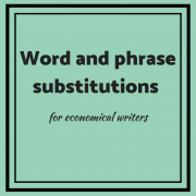 word and phrase subs