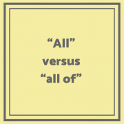 All versus all of