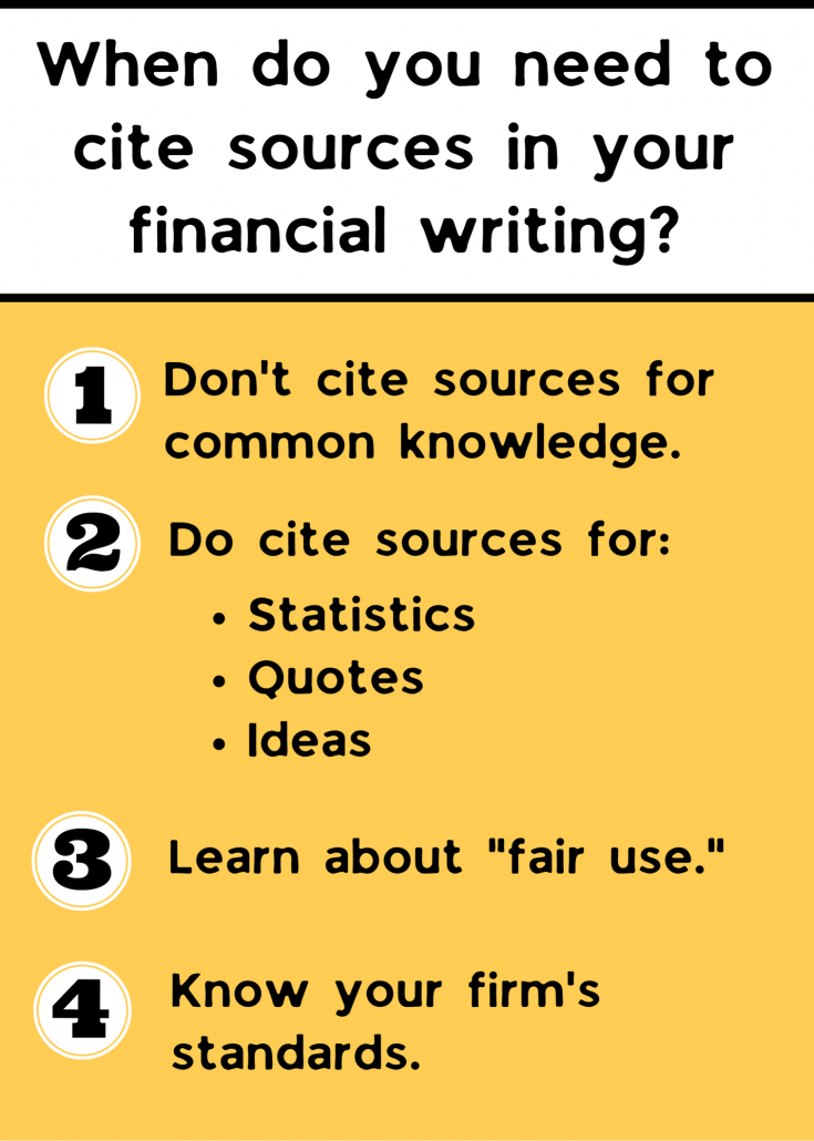 What happens if you don't cite your sources?