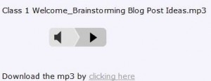 Class 1 audio file image