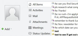 Outlook Social Connector