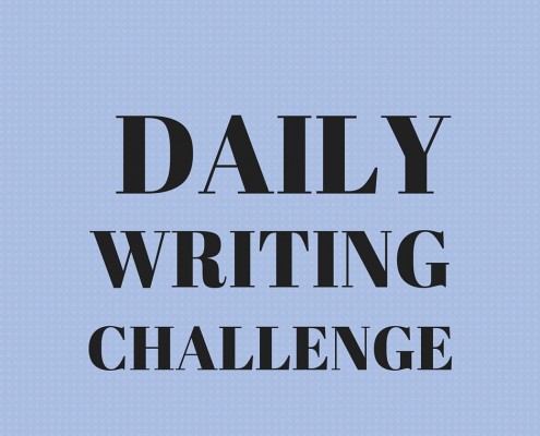 Daily writing challenge