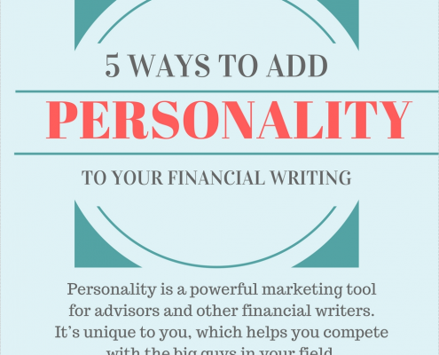 5 ways to add personality to your financial writing
