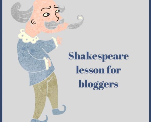 Shakespeare lesson for bloggers