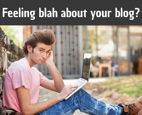 feeling blah about your blog
