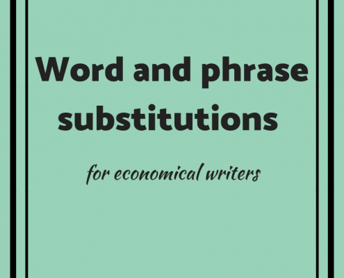 word and phrase subs