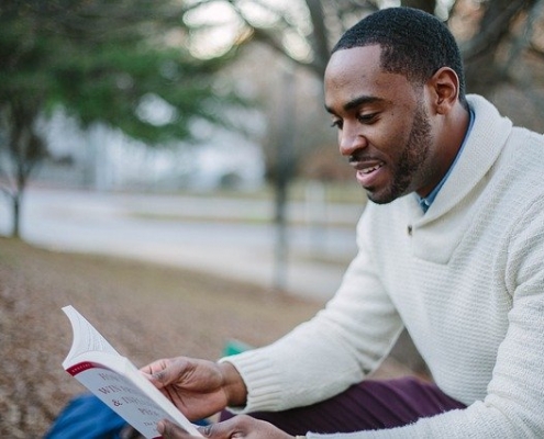 Happy reader