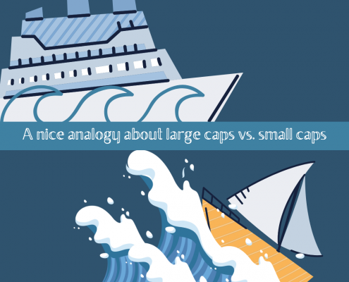 a nice analogy about large caps vs small caps