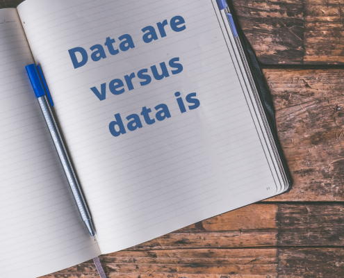 data are versus data is